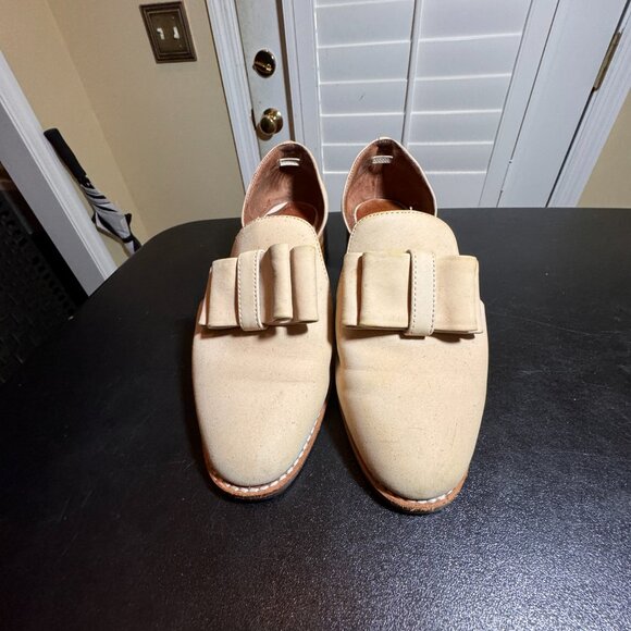 Jeffrey Campbell size 8.5 open case tan suede flat  slip on - Picture 12 of 12